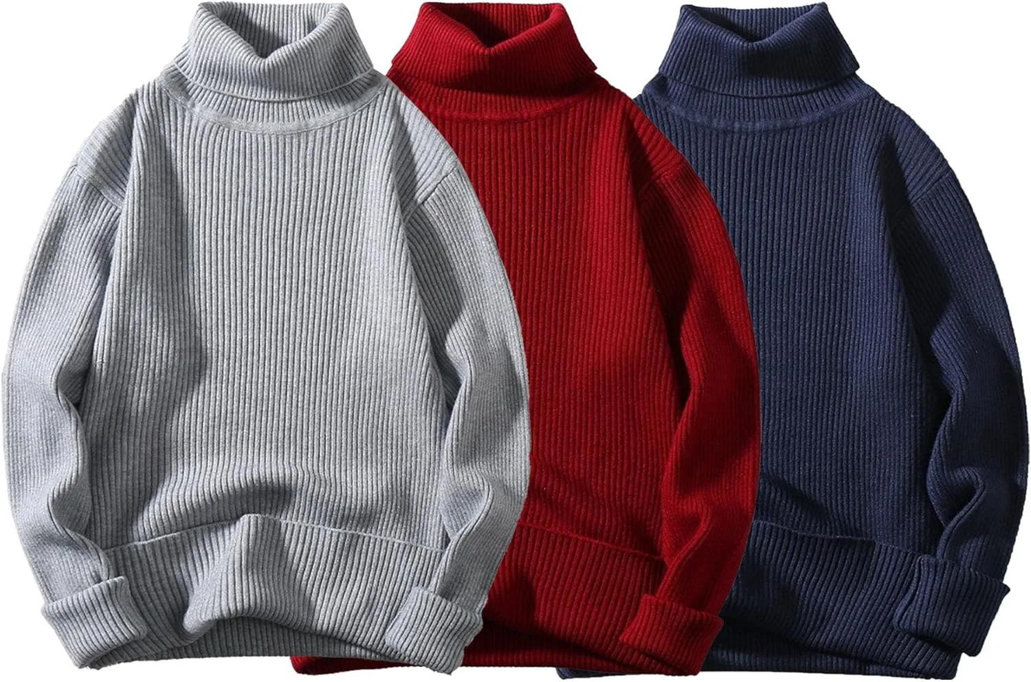 3 упаковки мужских ребристых свитеров с длинным рукавом SWJGLITTR
3 упаковки мужских ребристых свитеров с длинным рукавом SWJGLITTR