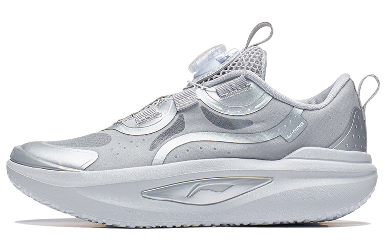 ATOM 1.0 Детские кроссовки GS с низким верхом из микрокристаллического материала серо-серебристого цвета Lining Young, серый
ATOM 1.0 Детские кроссовки GS с низким верхом из микрокристаллического материала серо-серебристого цвета Lining Young, серый