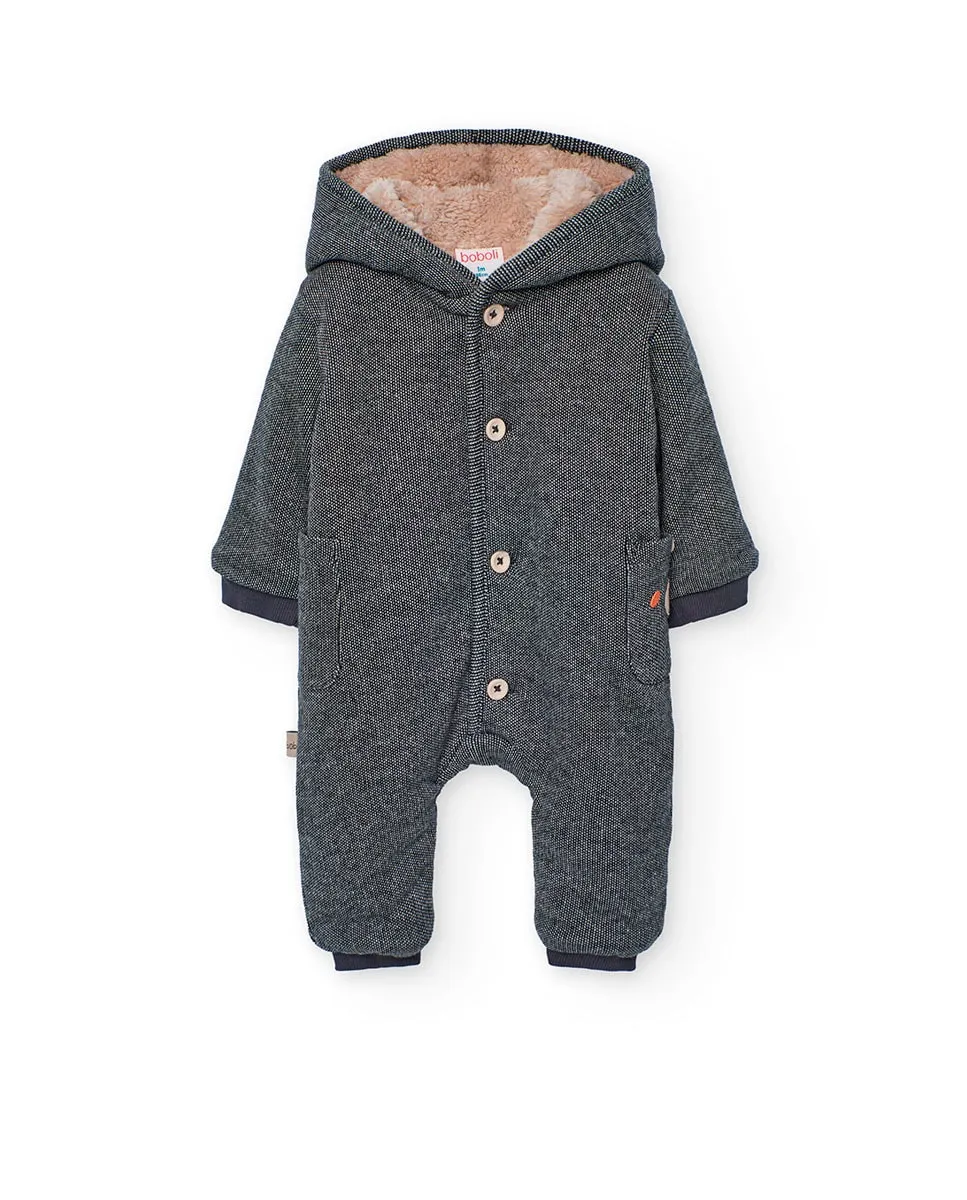 Детский комбинезон с застежкой на кнопках и капюшоном Boboli, темно-серый
Детский комбинезон с застежкой на кнопках и капюшоном Boboli, темно-серый