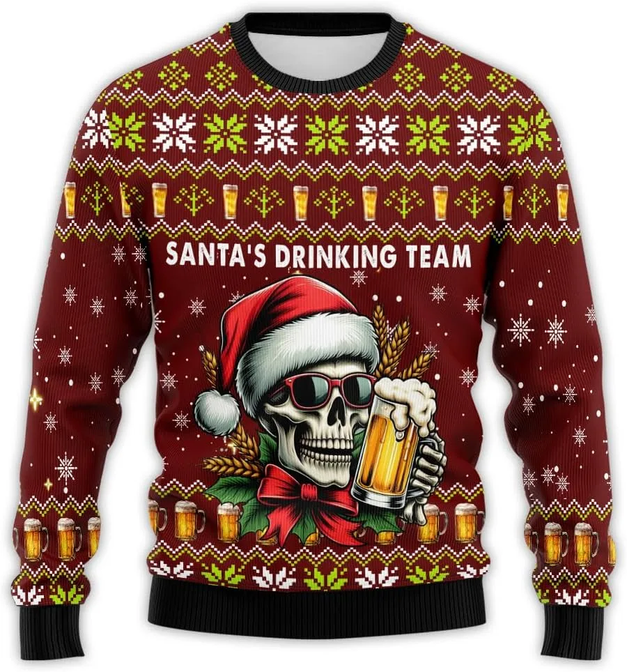 Свитер Ugly Christmas Beer для мужчин и женщин, праздничный свитер Beermas PA11 HANZSPROUT
Свитер Ugly Christmas Beer для мужчин и женщин, праздничный свитер Beermas PA11 HANZSPROUT
