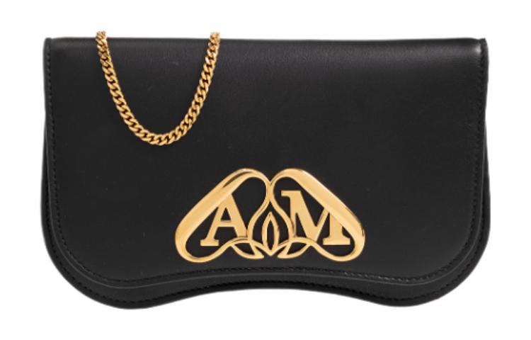 Alexander McQueen Кожаная сумка через плечо, женская черная
Alexander McQueen Кожаная сумка через плечо, женская черная