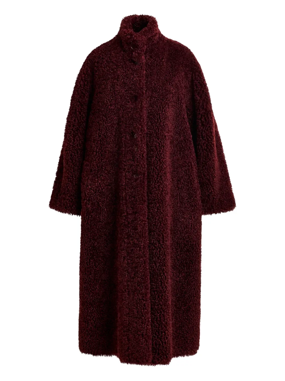 Шуба Ispot из шерпы с воротником-стойкой Essentiel Antwerp, красный
Шуба Ispot из шерпы с воротником-стойкой Essentiel Antwerp, красный