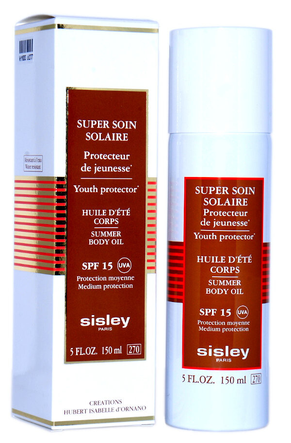 Sisley, Спрей для тела Super Soin Solaire Huile D~ete Spf15, масло для тела, 150 мл
Sisley, Спрей для тела Super Soin Solaire Huile D~ete Spf15, масло для тела, 150 мл