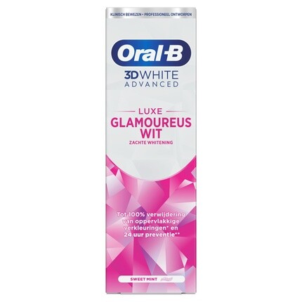 3d White Luxe Glamorous Белая зубная паста Oral-B
3d White Luxe Glamorous Белая зубная паста Oral-B