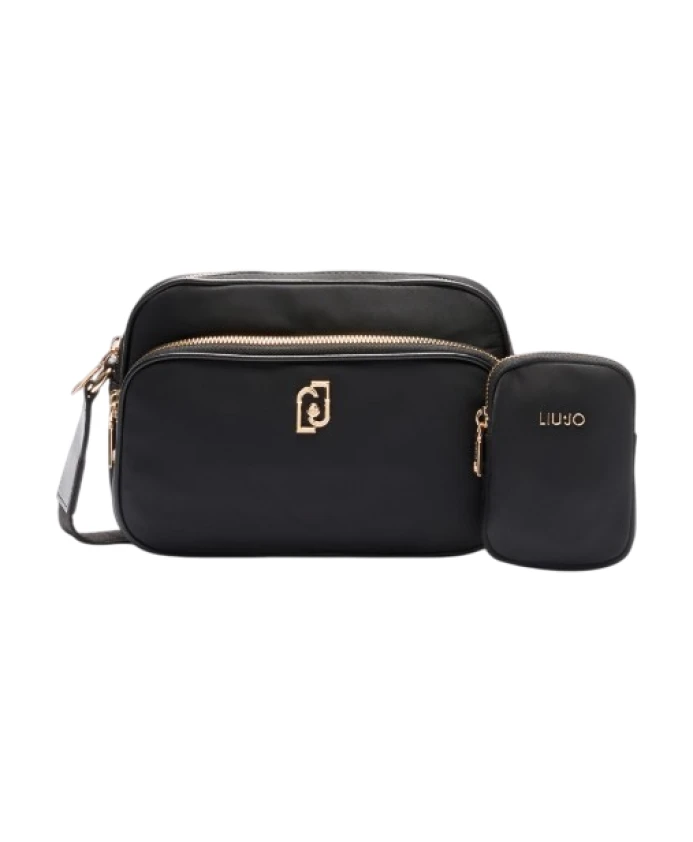 Черная нейлоновая сумка через плечо с логотипом. Liu Jo, черный
Черная нейлоновая сумка через плечо с логотипом. Liu Jo, черный