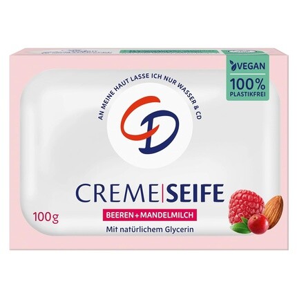 Крем-мыло CD Ягоды и Миндальное Молоко 100г
Крем-мыло CD Ягоды и Миндальное Молоко 100г