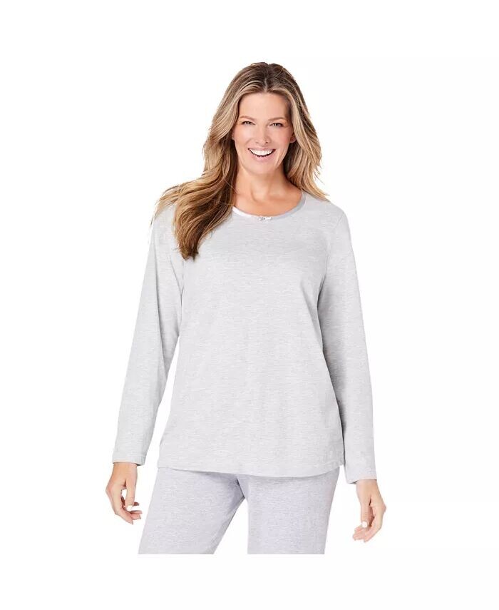 Футболка для сна с атласной отделкой больших размеров Dreams & Co., серый
Футболка для сна с атласной отделкой больших размеров Dreams & Co., серый