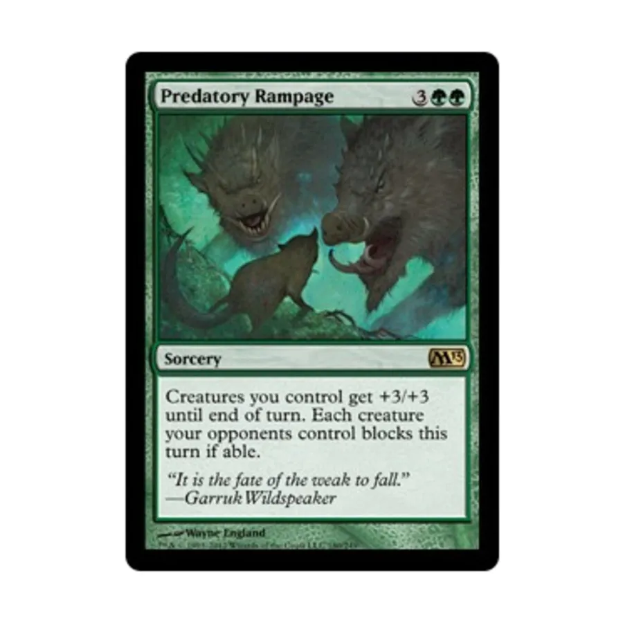 CCG Хищное буйство (клавиша R), MTG - Magic 2013
CCG Хищное буйство (клавиша R), MTG - Magic 2013