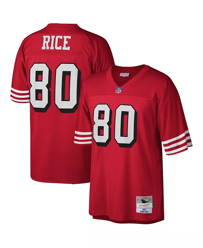 Мужская реплика джерси San Francisco 49ers 1994 Legacy в цвете scarlet с именем Jerry Rice Mitchell & Ness
Мужская реплика джерси San Francisco 49ers 1994 Legacy в цвете scarlet с именем Jerry Rice Mitchell & Ness