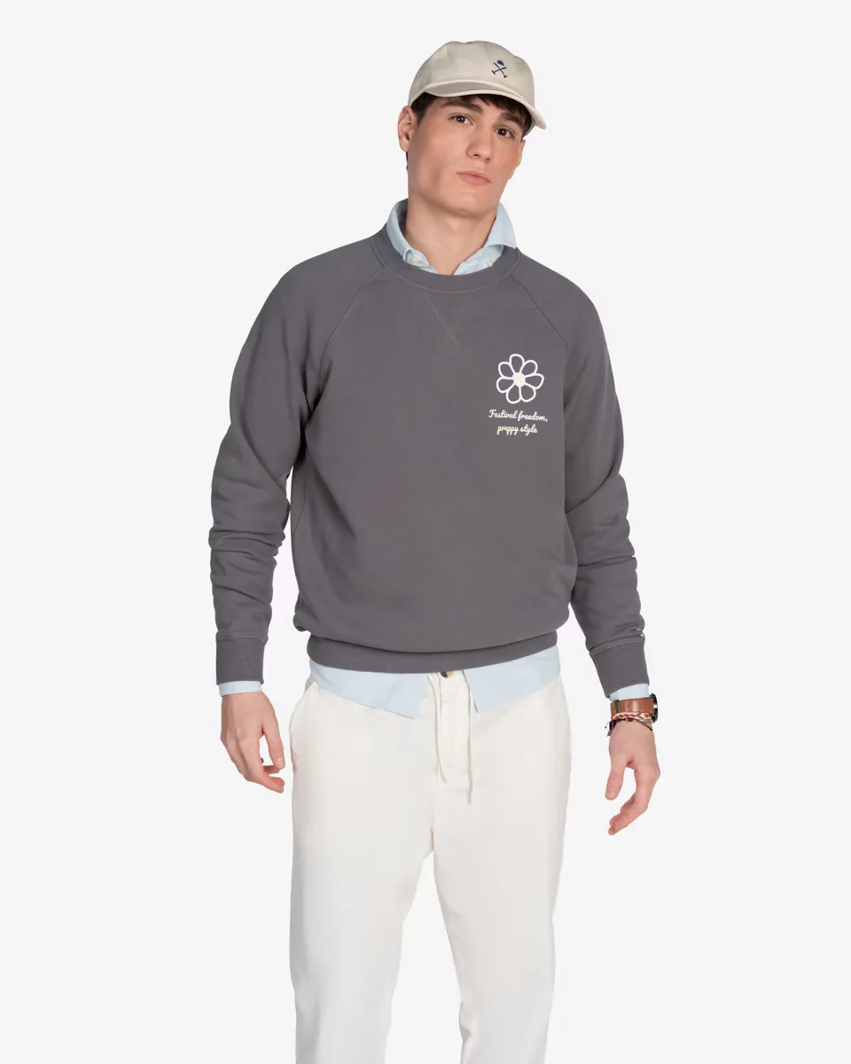 Мужской свитшот с круглым вырезом и крупным принтом Harper & Neyer, серый
Мужской свитшот с круглым вырезом и крупным принтом Harper & Neyer, серый