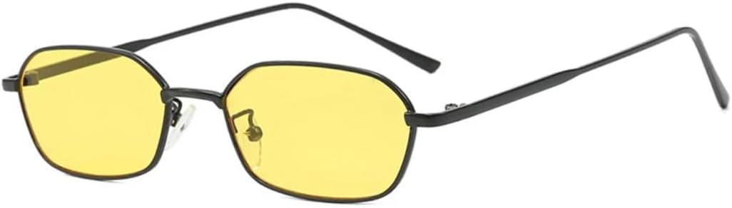 Солнцезащитные очки с защитой UV400 | Компактная металлическая оправа в стиле панк | Для женщин и мужчин | Для занятий спортом на открытом воздухе и вождения DSVIGF, Black Yellow
Солнцезащитные очки с защитой UV400 | Компактная металлическая оправа в стиле панк | Для женщин и мужчин | Для занятий спортом на открытом воздухе и вождения DSVIGF, Black Yellow