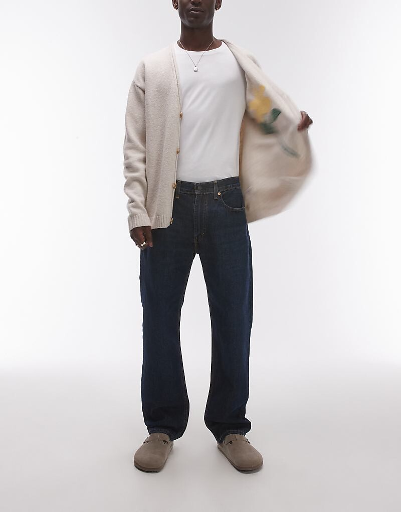 Темно-синие свободные джинсы прямого кроя Levi's 555 '96
Темно-синие свободные джинсы прямого кроя Levi's 555 '96