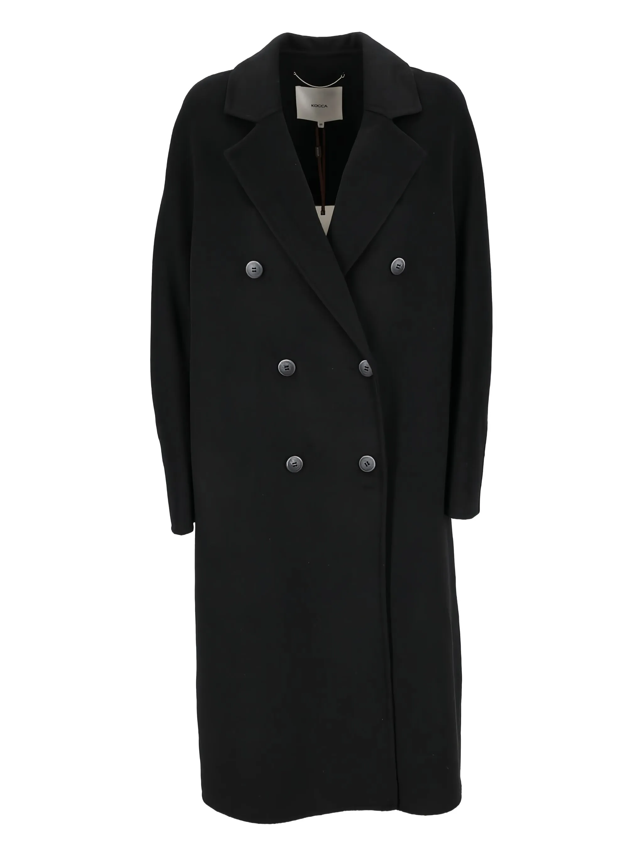 Пальто Diodato на пуговицах Kocca, черный
Пальто Diodato на пуговицах Kocca, черный