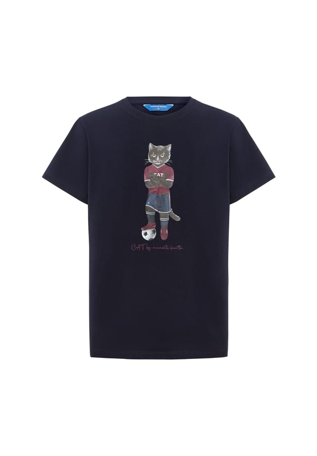Футболка с изображением кота-футболиста Cat By Manii'Ta Lacitta, синий
Футболка с изображением кота-футболиста Cat By Manii'Ta Lacitta, синий