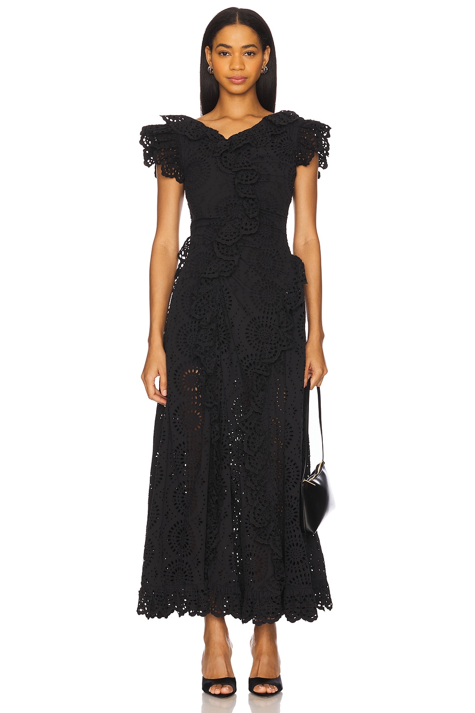 Хлопковое миди-платье с вышивкой "Charli" Aknvas, black
Хлопковое миди-платье с вышивкой "Charli" Aknvas, black