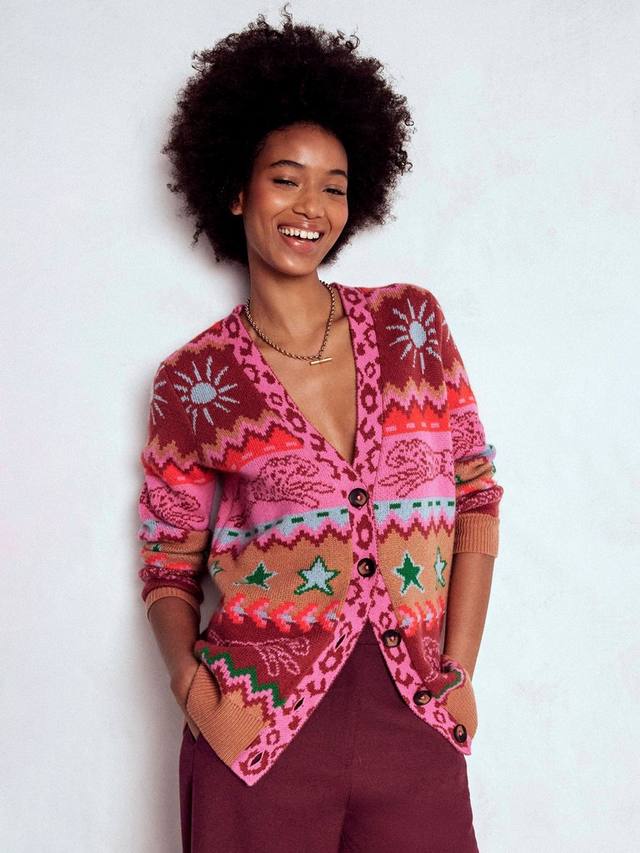 Кардиган Quinn Fair Isle Boyfriend из шерстяной смеси Boden, Multi
Кардиган Quinn Fair Isle Boyfriend из шерстяной смеси Boden, Multi