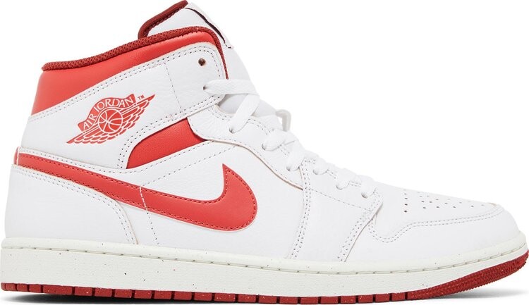 Кроссовки Air Jordan 1 Mid SE 'White Dune Red', белый
Кроссовки Air Jordan 1 Mid SE 'White Dune Red', белый