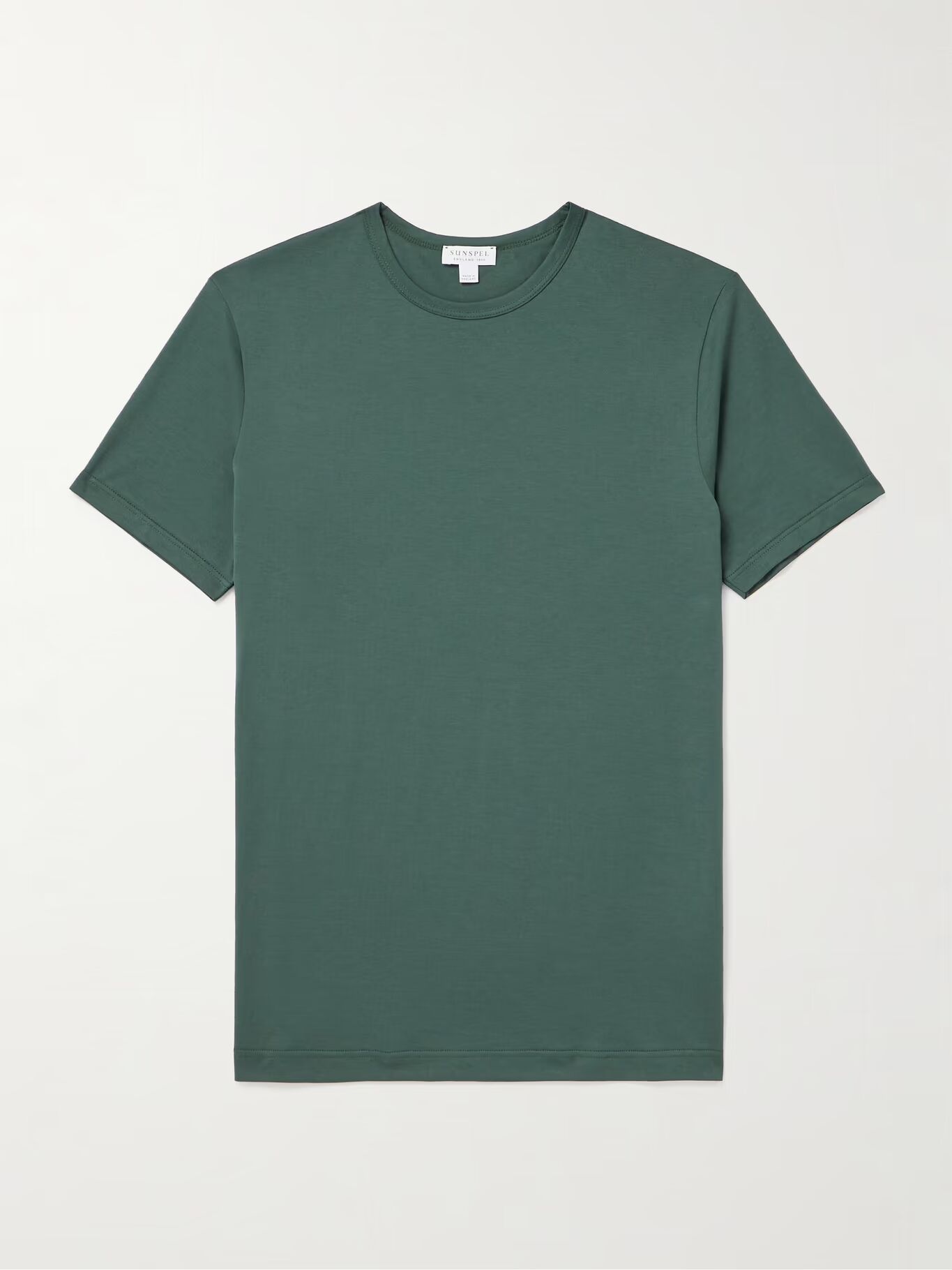 Футболка облегающего кроя из хлопкового джерси SUNSPEL, зеленый
Футболка облегающего кроя из хлопкового джерси SUNSPEL, зеленый