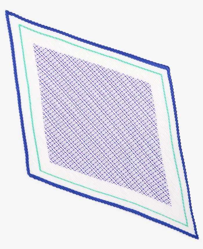 Квадратный шарф в складку с геометрическим принтом On 34th, синий
Квадратный шарф в складку с геометрическим принтом On 34th, синий