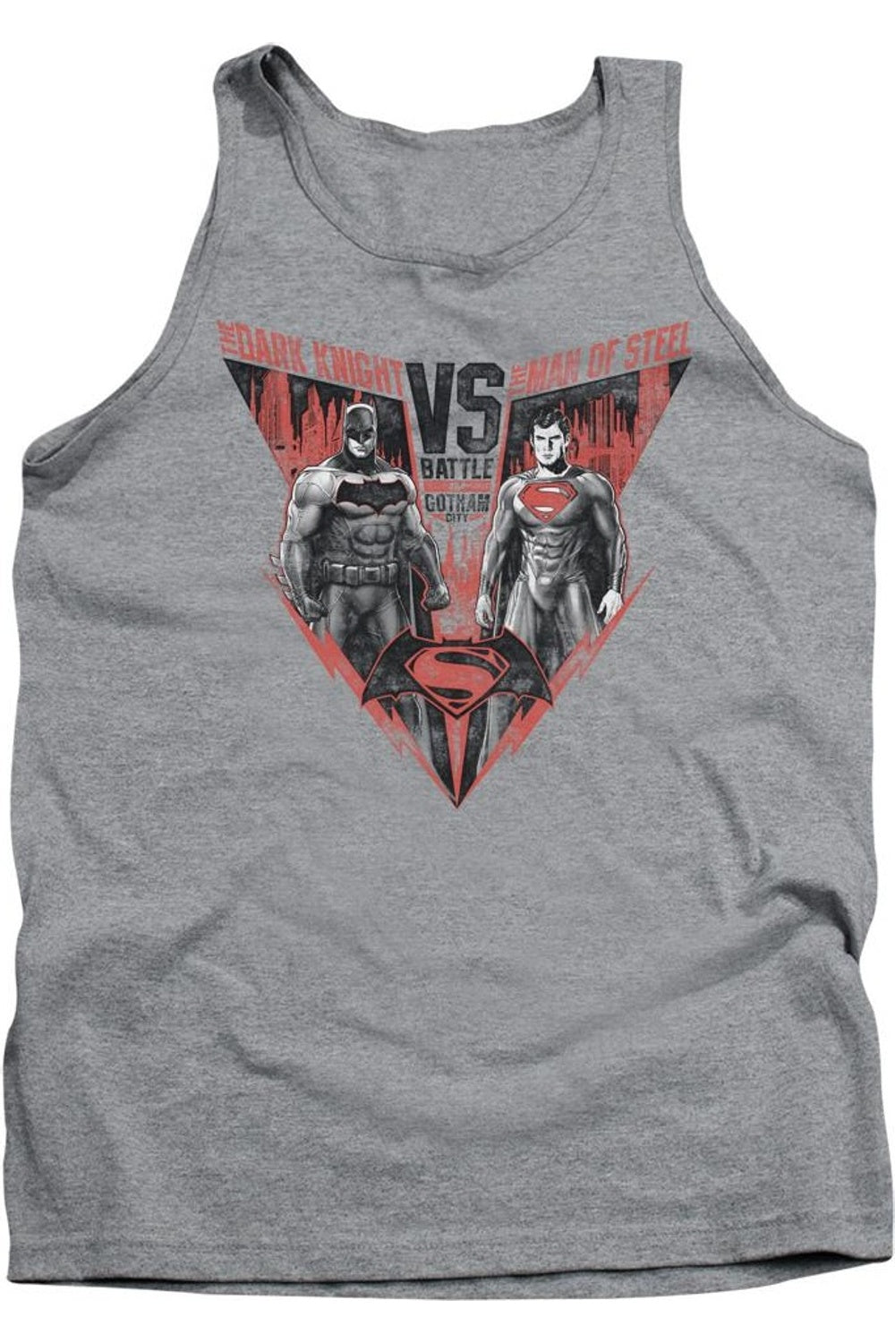 Бэтмен против Супермена Батлл За Готэм Взрослый Майка Gildan, цвет athletic heather
Бэтмен против Супермена Батлл За Готэм Взрослый Майка Gildan, цвет athletic heather