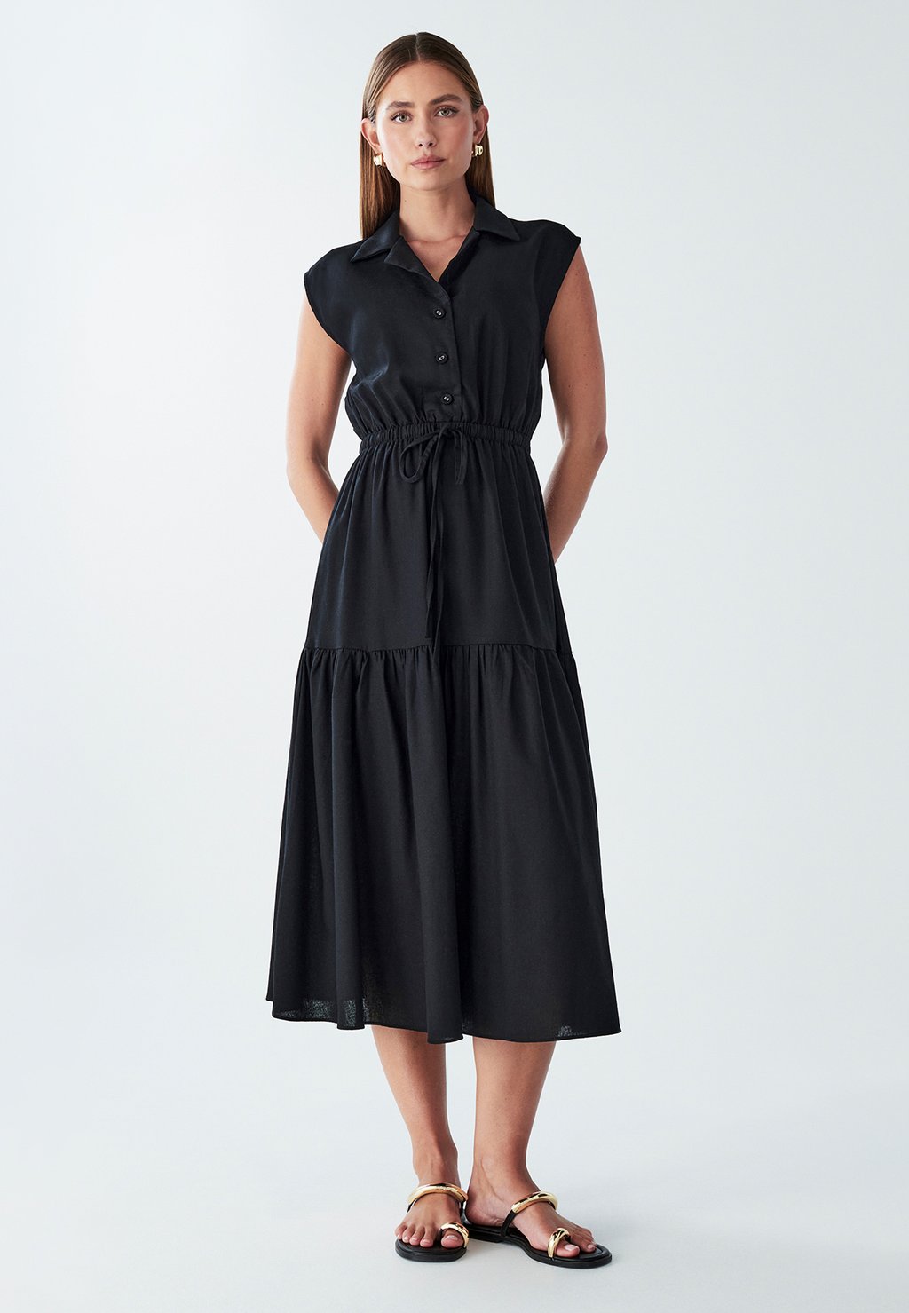 Платье-рубашка KALA WILLA, черный
Платье-рубашка KALA WILLA, черный