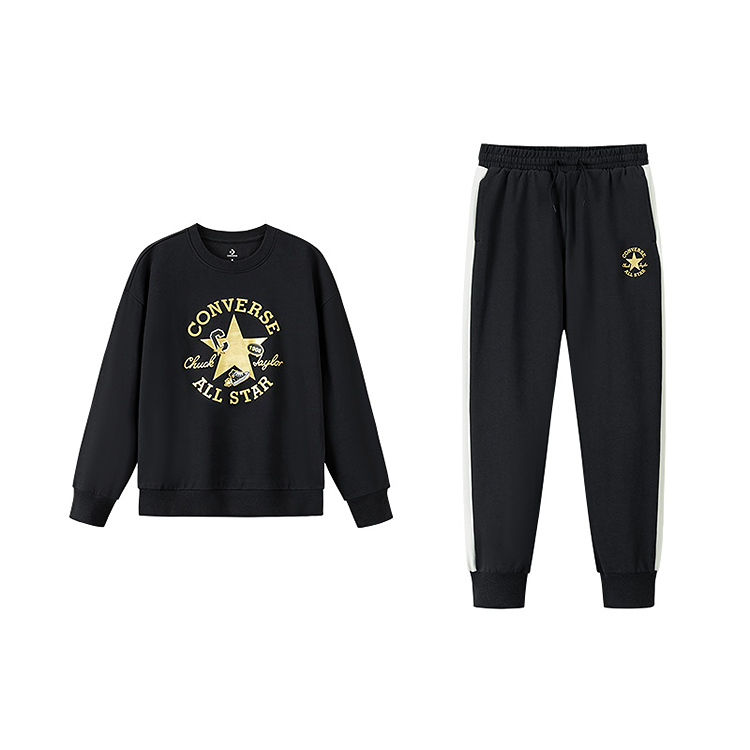 Повседневный спортивный комплект All Star из 2 предметов для детей Converse, черный
Повседневный спортивный комплект All Star из 2 предметов для детей Converse, черный