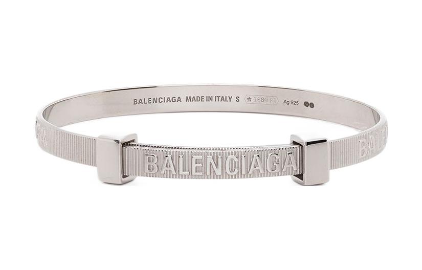 Браслет с логотипом Hoop Balenciaga, серебро
Браслет с логотипом Hoop Balenciaga, серебро