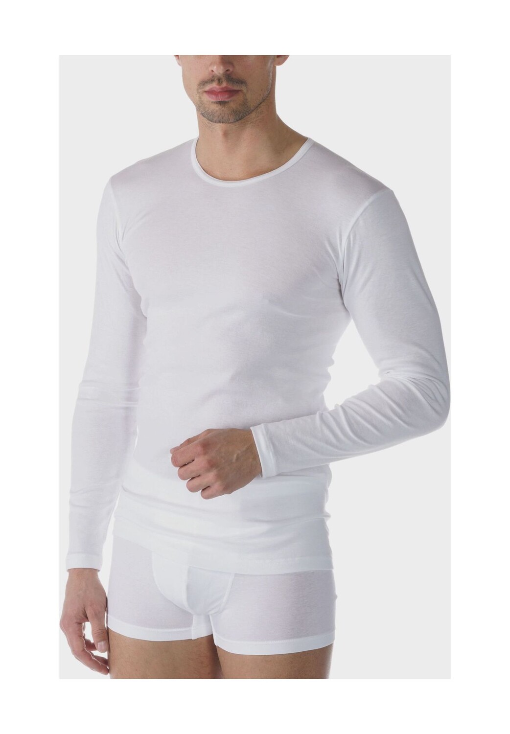 Майка мужская с длинным рукавом и круглым вырезом mey, белый
Майка мужская с длинным рукавом и круглым вырезом mey, белый