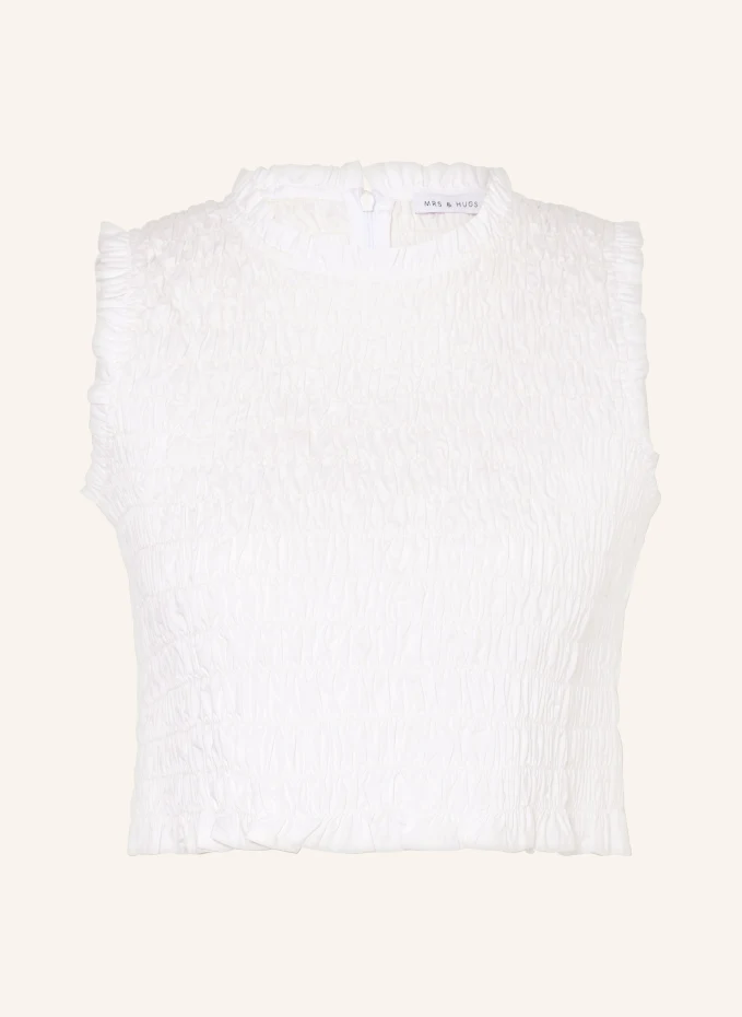 Укороченный топ Mrs & Hugs, белый
Укороченный топ Mrs & Hugs, белый