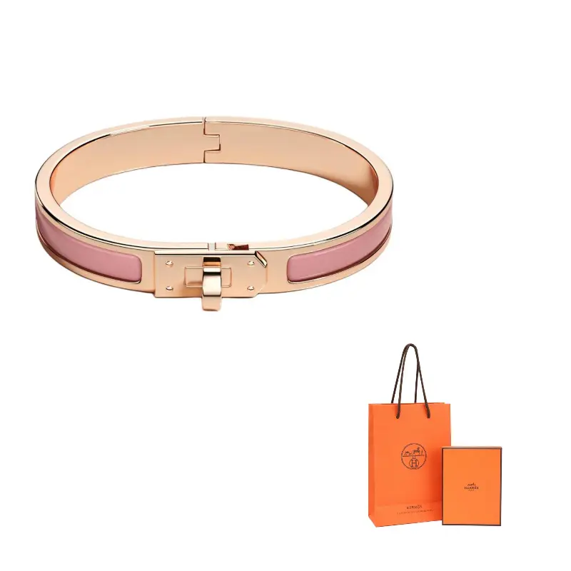 HERMES Эмалевые браслеты для женщин розовые
HERMES Эмалевые браслеты для женщин розовые