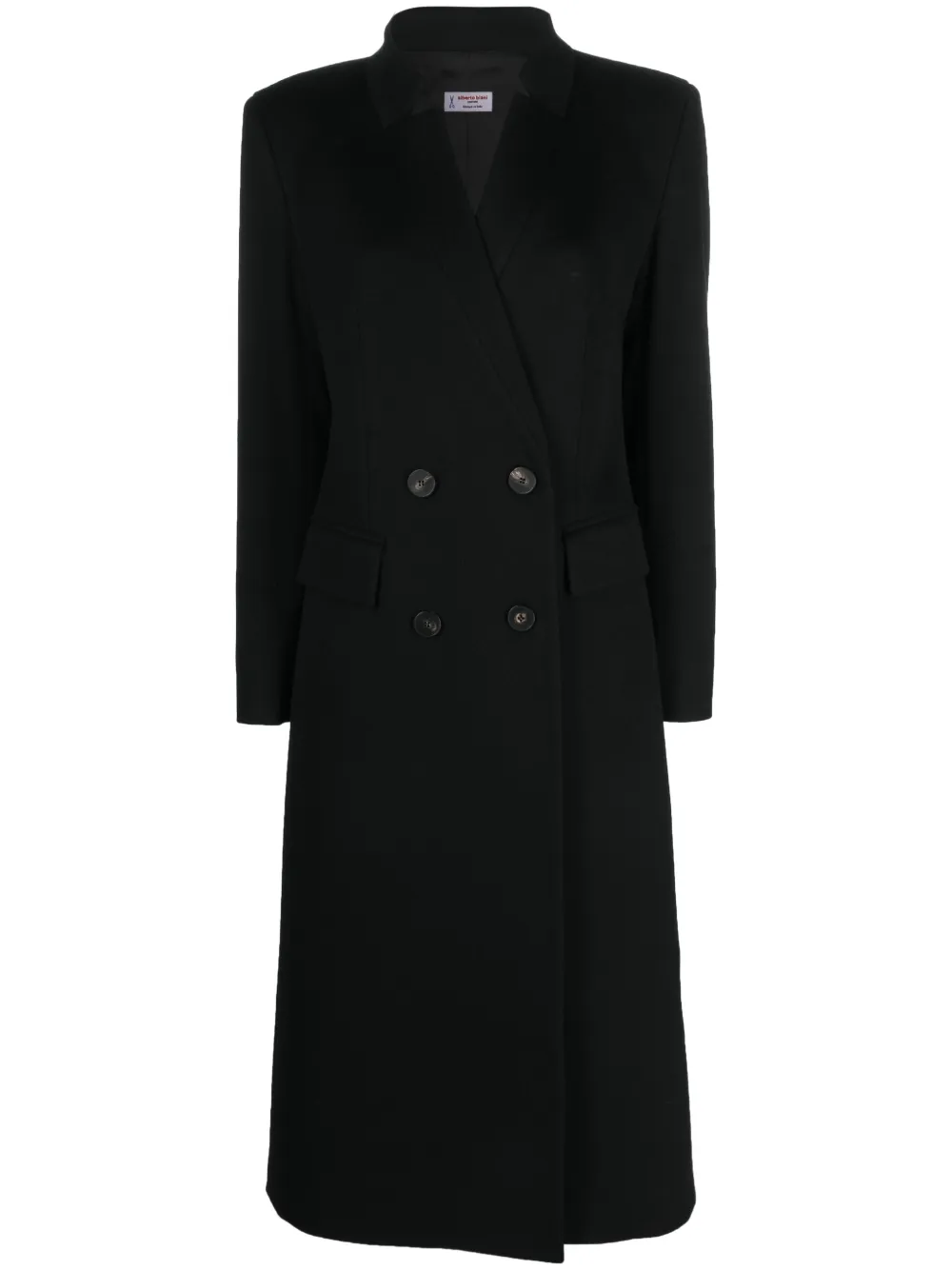 Двубортное пальто из вирджинской шерсти Alberto Biani, черный
Двубортное пальто из вирджинской шерсти Alberto Biani, черный