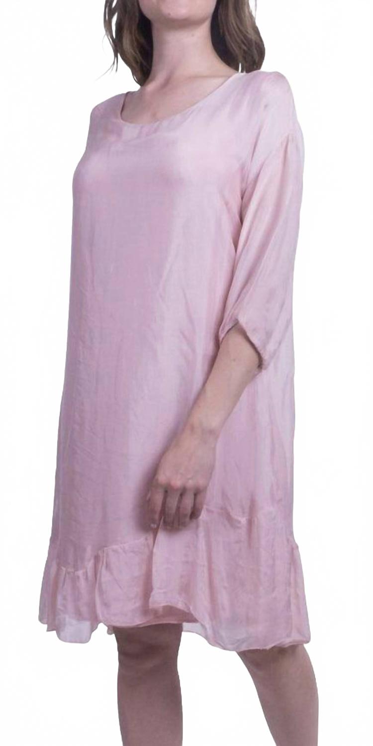 Розовое шелковое мини-платье Strolia Gigi Moda, розовый
Розовое шелковое мини-платье Strolia Gigi Moda, розовый