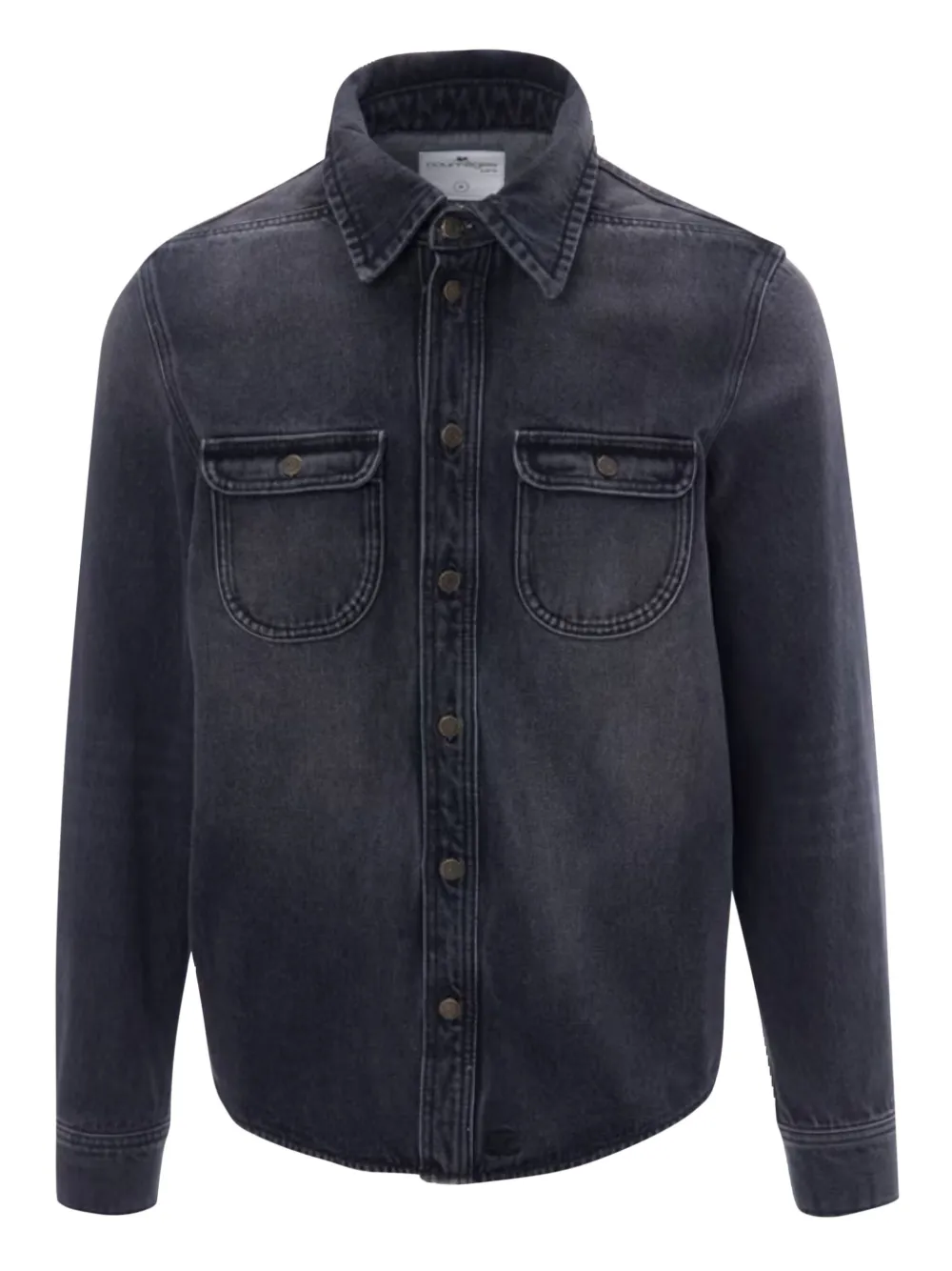 Джинсовая рубашка с карманами-клапанами Courrèges, черный
Джинсовая рубашка с карманами-клапанами Courrèges, черный