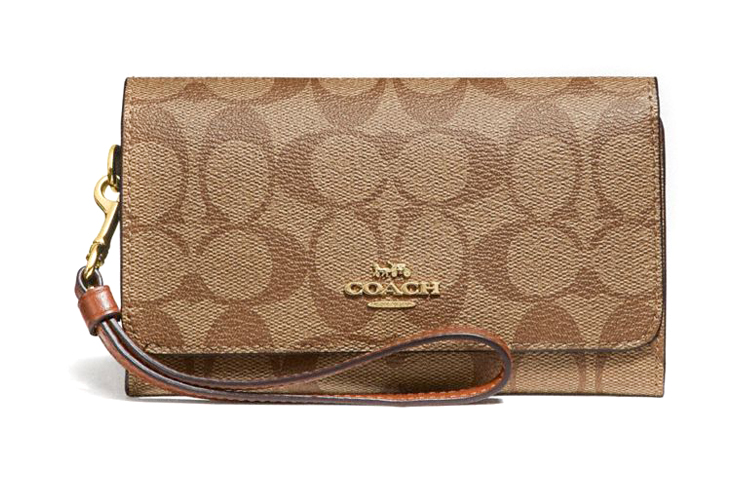 Coach Кошелек PhoneWallet Signature из холста с покрытием, чехол для мобильного телефона, маленький, женский, цвет хаки
Coach Кошелек PhoneWallet Signature из холста с покрытием, чехол для мобильного телефона, маленький, женский, цвет хаки