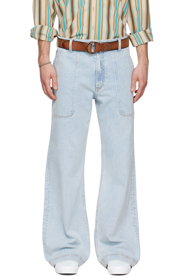 Sanderlak Синие джинсы-клеш
Sanderlak Синие джинсы-клеш