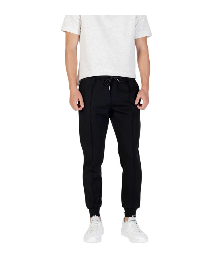 Черные хлопчатобумажные брюки на шнуровке с карманами Antony Morato, черный
Черные хлопчатобумажные брюки на шнуровке с карманами Antony Morato, черный