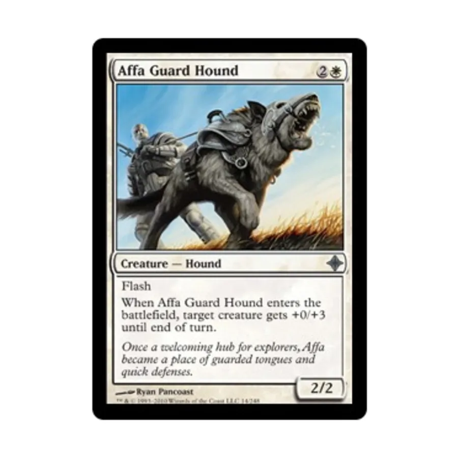 CCG Сторожевая гончая Аффы (U), MTG - Rise of the Eldrazi
CCG Сторожевая гончая Аффы (U), MTG - Rise of the Eldrazi