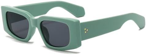 Модные солнцезащитные очки 2026 года для женщин, винтажные, с заклепками, мужские, желто-синие, UV400, трендовые панк-солнцезащитные очки, зелено-серые, один размер MTZJH, One Color
Модные солнцезащитные очки 2026 года для женщин, винтажные, с заклепками, мужские, желто-синие, UV400, трендовые панк-солнцезащитные очки, зелено-серые, один размер MTZJH, One Color