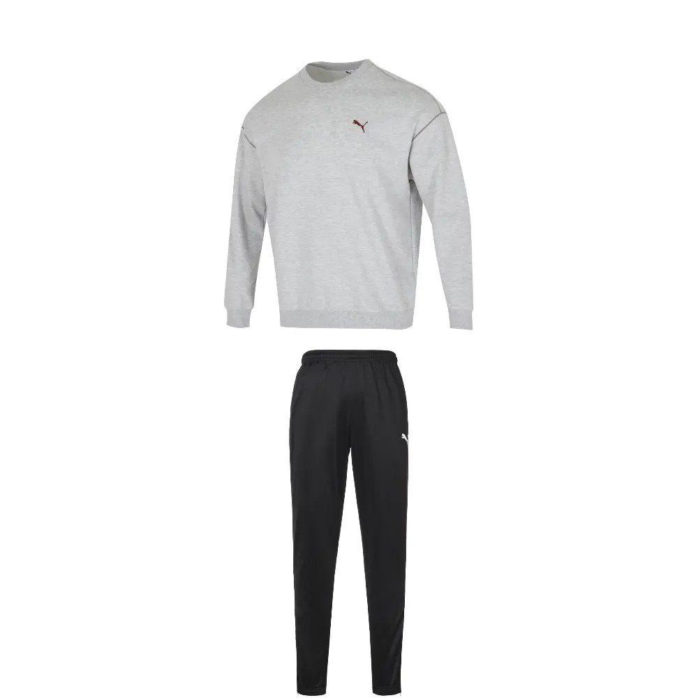 Свитшот сет мужской комплект топ+черный низ PUMA, серый/черный
Свитшот сет мужской комплект топ+черный низ PUMA, серый/черный