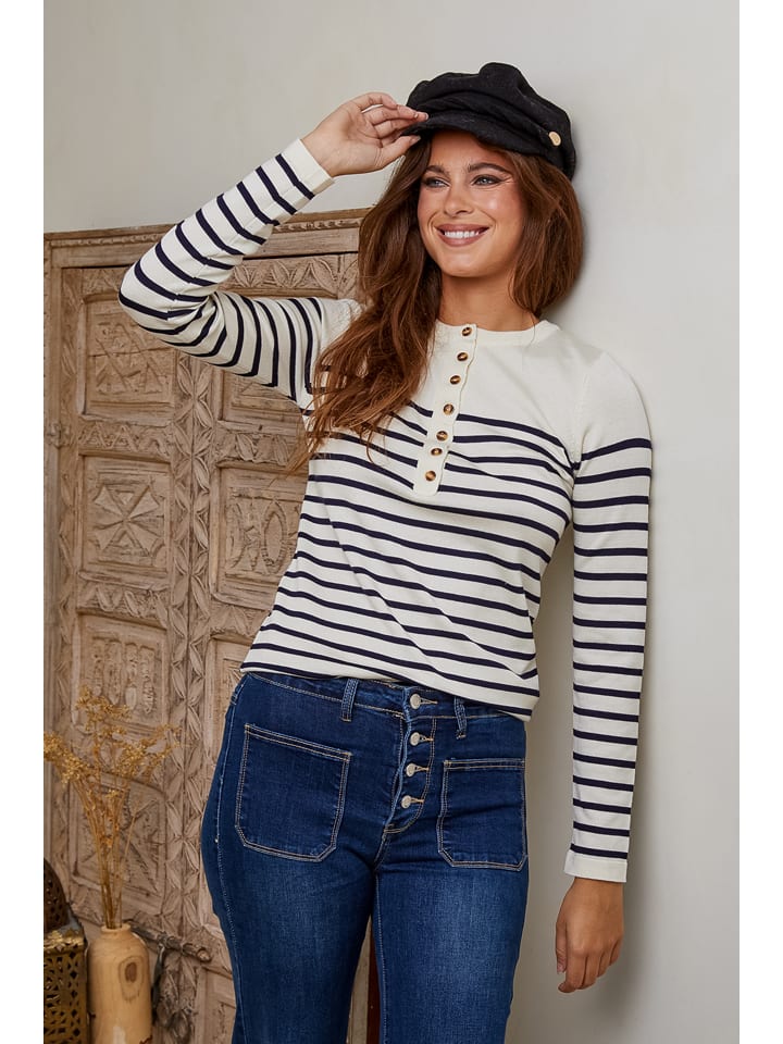 Пуловер Joséfine, цвет creme/dunkelblau
Пуловер Joséfine, цвет creme/dunkelblau