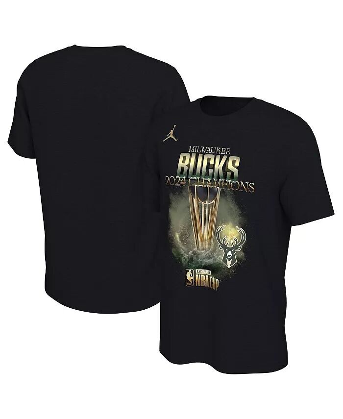 Мужская и женская черная футболка Milwaukee Bucks 2024 NBA Cup Champions Locker Room Authentic Jordan
Мужская и женская черная футболка Milwaukee Bucks 2024 NBA Cup Champions Locker Room Authentic Jordan