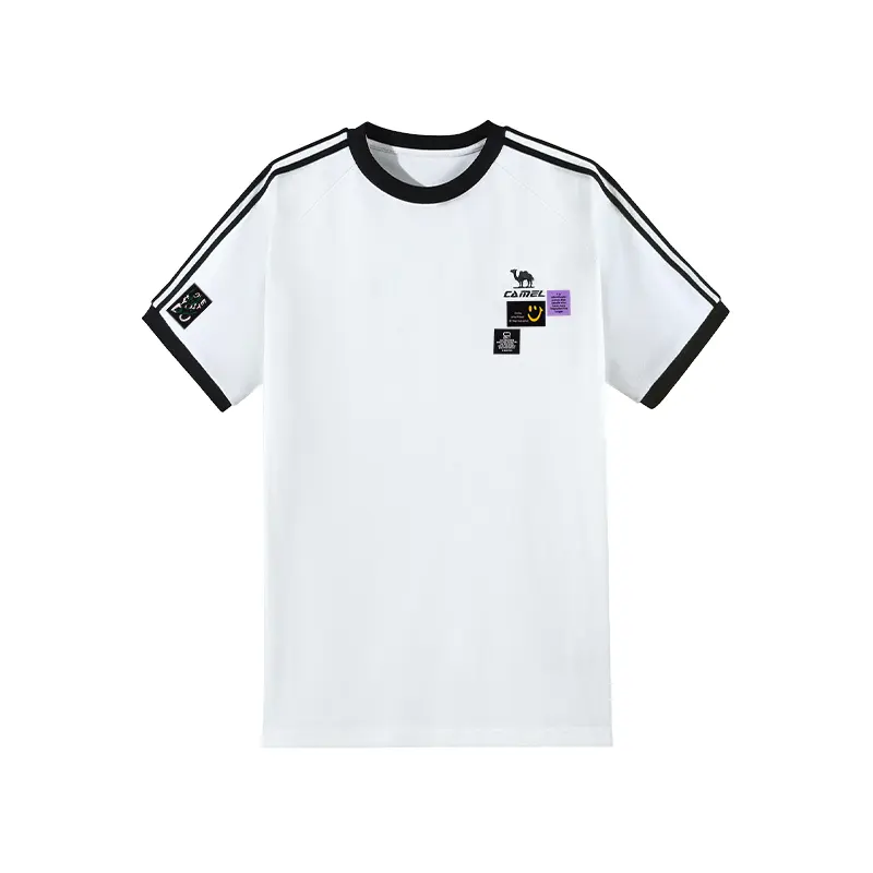 CAMEL Футболка Unisex White Crew Neck Moderate Straight Fit
CAMEL Футболка Unisex White Crew Neck Moderate Straight Fit