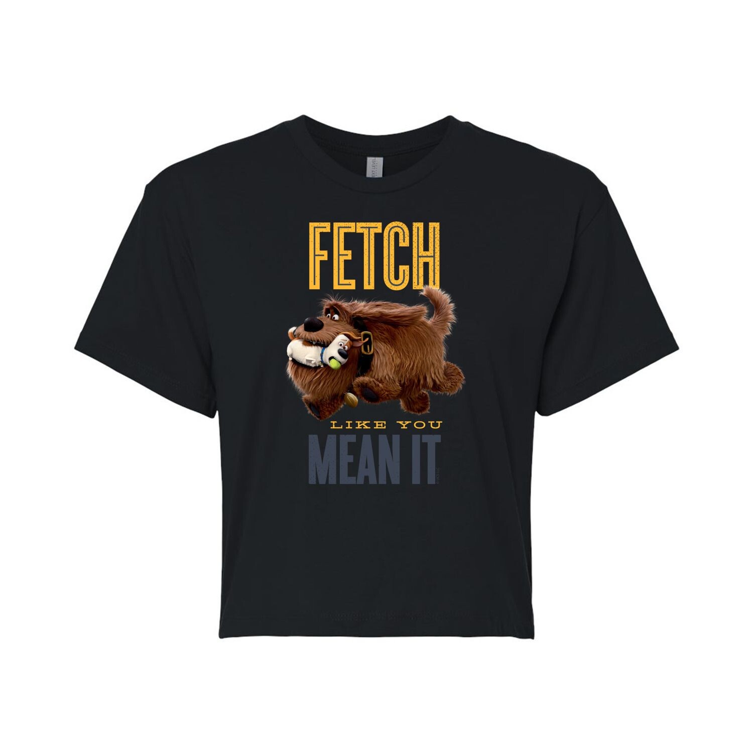 Укороченная футболка с рисунком Juniors' Secret Life Pets Fetch Licensed Character, черный
Укороченная футболка с рисунком Juniors' Secret Life Pets Fetch Licensed Character, черный