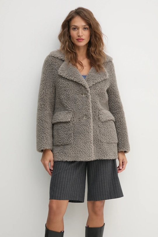 Пальто с добавлением шерсти Sisley, серый
Пальто с добавлением шерсти Sisley, серый