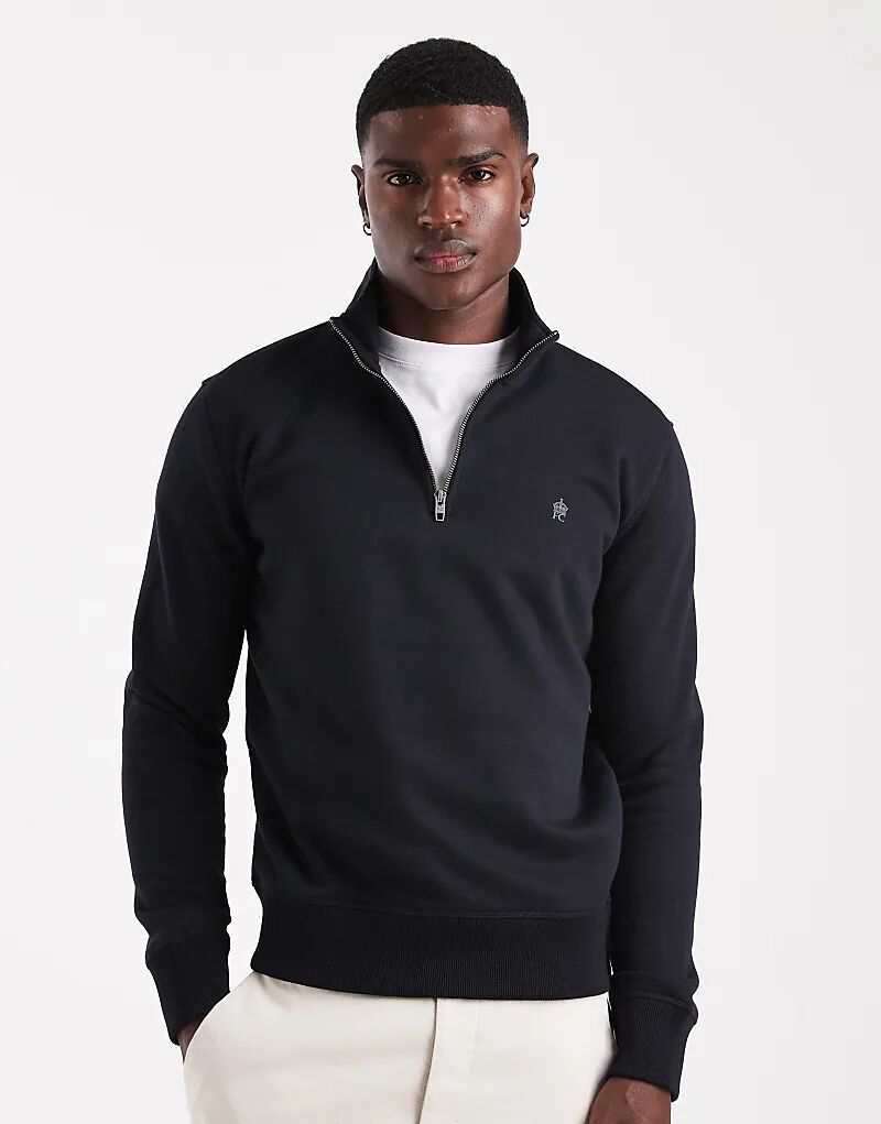 Джемпер French Connection из хлопковой смеси с застежкой-молнией на половину длины, темно-синий
Джемпер French Connection из хлопковой смеси с застежкой-молнией на половину длины, темно-синий