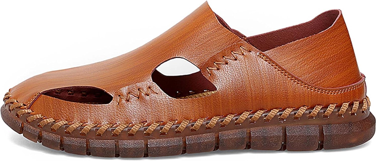 Мужские кожаные сандалии Vtiao, ручная работа, римские сандалии, мужские босоножки, повседневные сандалии, мягкие и дышащие, противоскользящие, износоустойчивые, долговечные, коричневый
Мужские кожаные сандалии Vtiao, ручная работа, римские сандалии, мужские босоножки, повседневные сандалии, мягкие и дышащие, противоскользящие, износоустойчивые, долговечные, коричневый