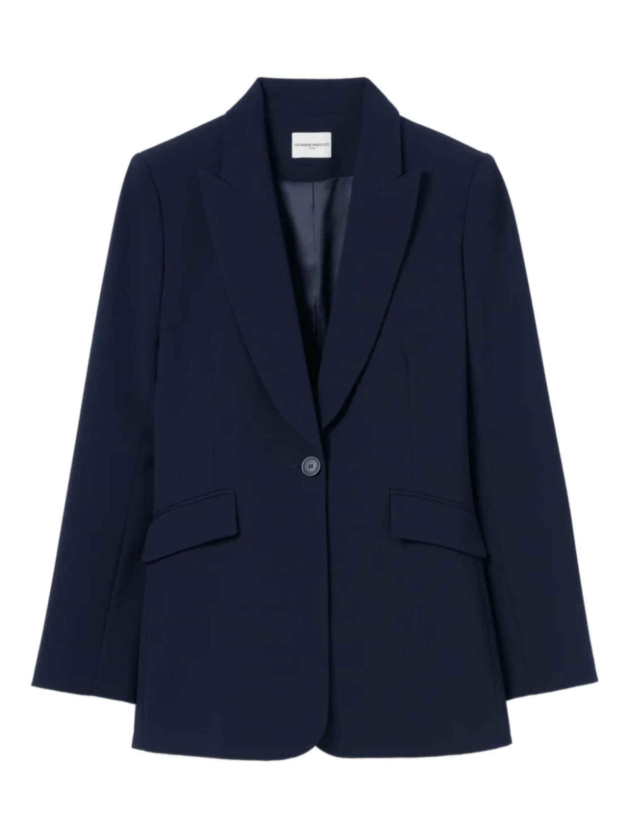 Блейзер из крепа Claudie Pierlot, синий 
Блейзер из крепа Claudie Pierlot, синий