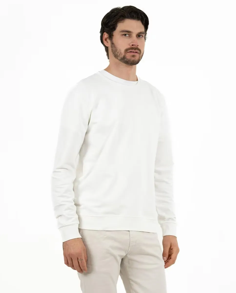 Мужская хлопковая толстовка с круглым вырезом Makarthy, белый
Мужская хлопковая толстовка с круглым вырезом Makarthy, белый