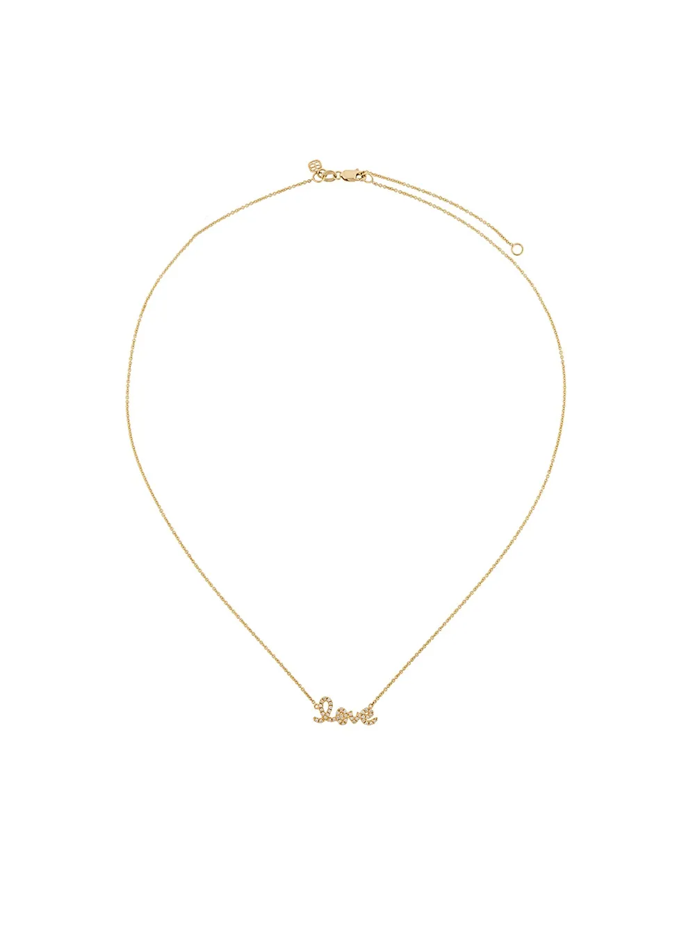 Колье 'love' Sydney Evan, металлик
Колье 'love' Sydney Evan, металлик