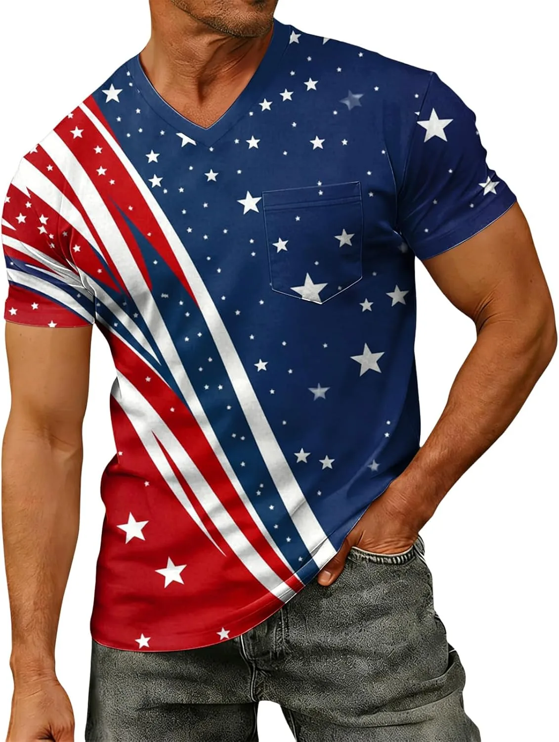 Мужская футболка с V-образным вырезом и коротким рукавом, летний топ Casual Loose Tee, S-4XL
Мужская футболка с V-образным вырезом и коротким рукавом, летний топ Casual Loose Tee, S-4XL